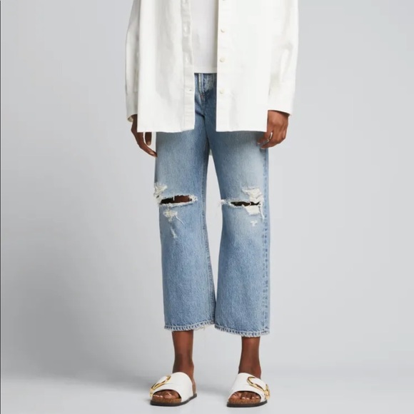 NEW! AGOLDE 90's Crop Mr Loose Straight Jeans - Picture 3 of 6